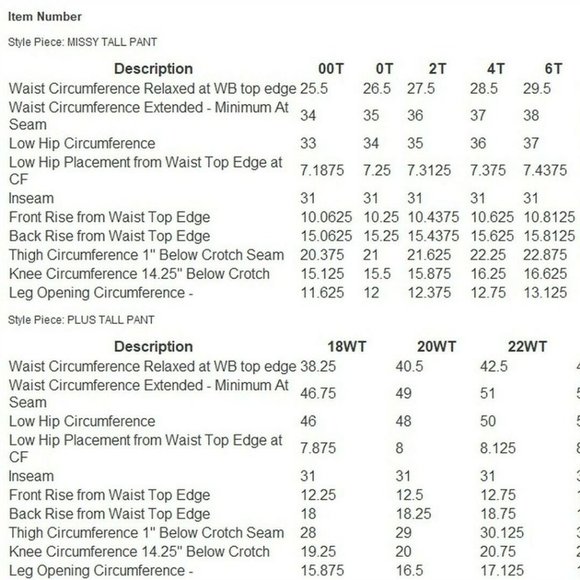 NWT ISAAC MIZRAHI STRETCH‎ LACE TRIM PANTS  20T - Picture 11 of 13